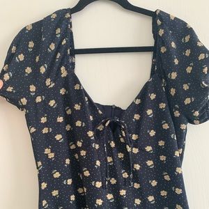 Brand new Urban Outfitters navy blues mini dress!